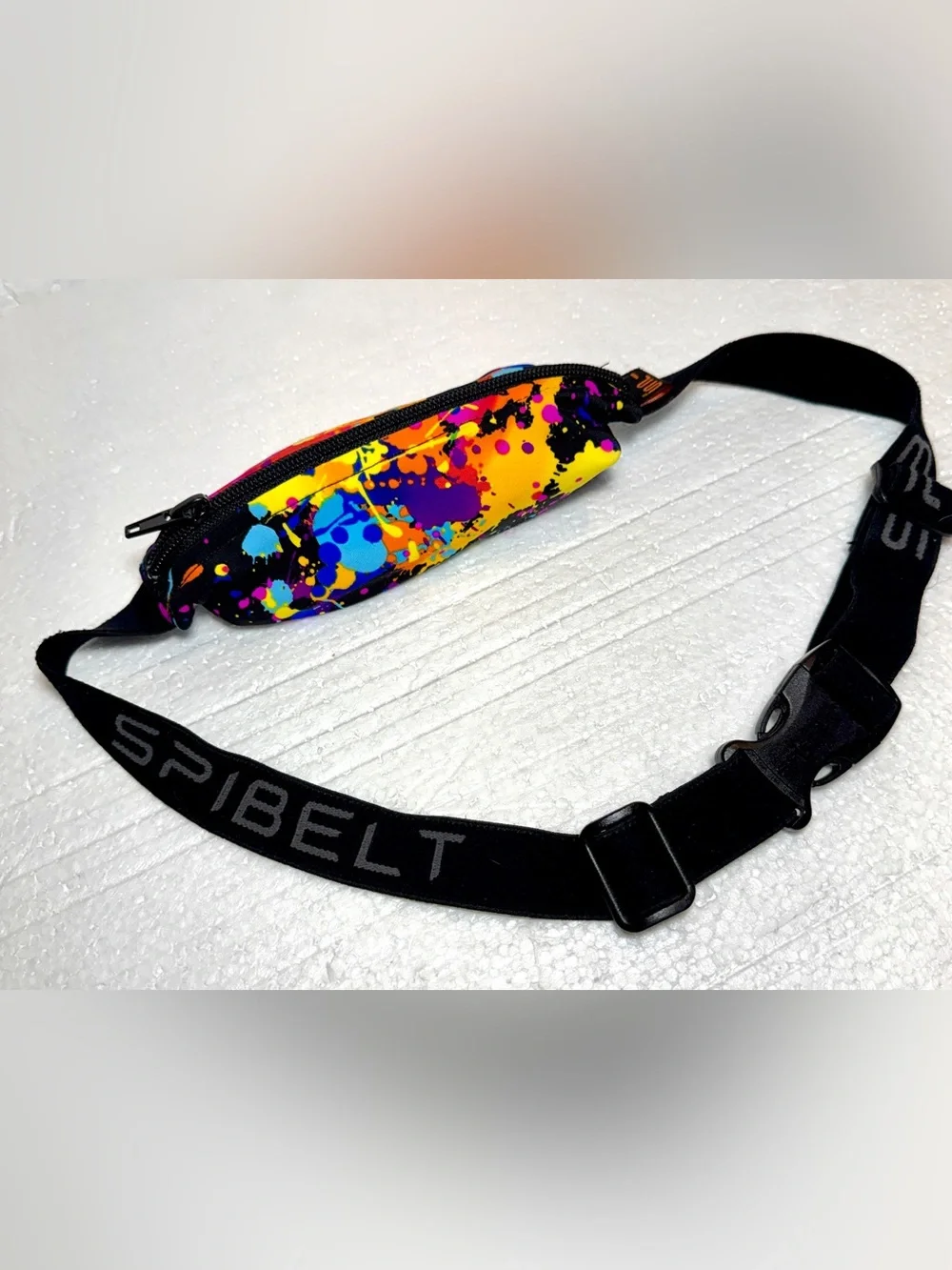 SpiBelt Rave Fabric Zipper Pocket Splash Fanny Pack Multicolor Unisex Versatile